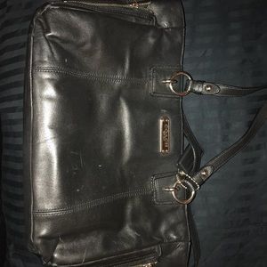 Black coach purse